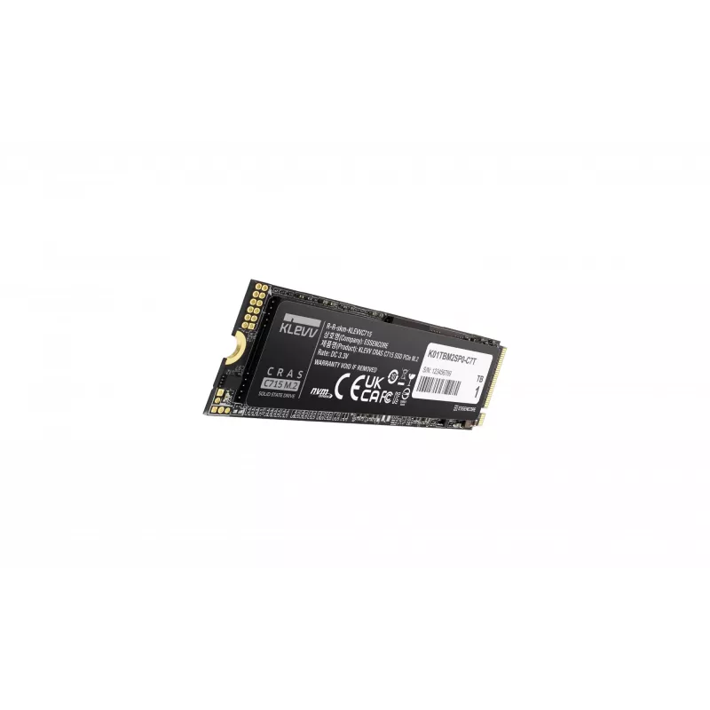 Unità SSD KLEVV 1 TB M.2 2280 PCIe Gen3 NVMe K01TBM2SP0-C7T