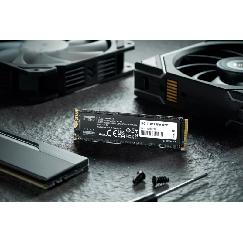 Unità SSD KLEVV 1 TB M.2 2280 PCIe Gen3 NVMe K01TBM2SP0-C7T