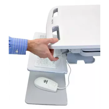 Carrello multimediale Ergotron StyleView alluminio grigio bianco