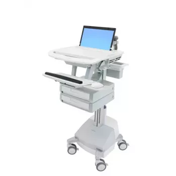 Carrello multimediale Ergotron StyleView alluminio grigio bianco