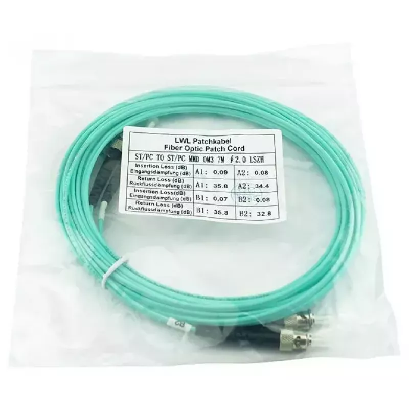 BlueOptics SFP3333EU0.5MK cavo in fibra ottica InfiniBand 0,5 m ST aqua