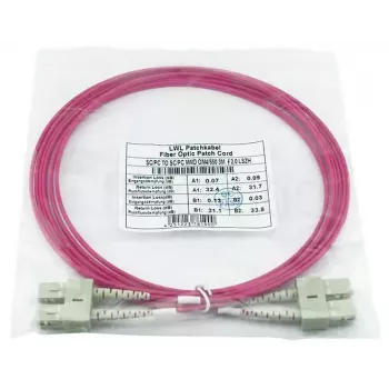 Cavo in fibra ottica BlueOptics SFP3232FU0.5MK 0,5 m SC OM4