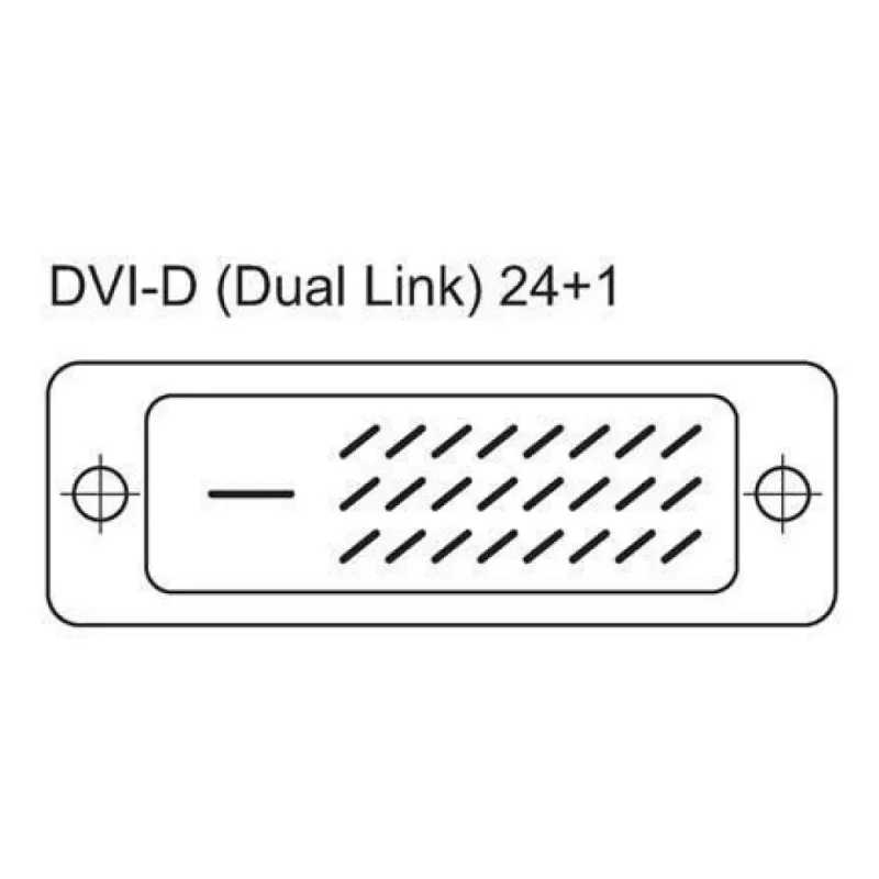 Techly Dual Link DVI digitale (DVI-D) con ferrite 5 m ICOC DVI-8150F