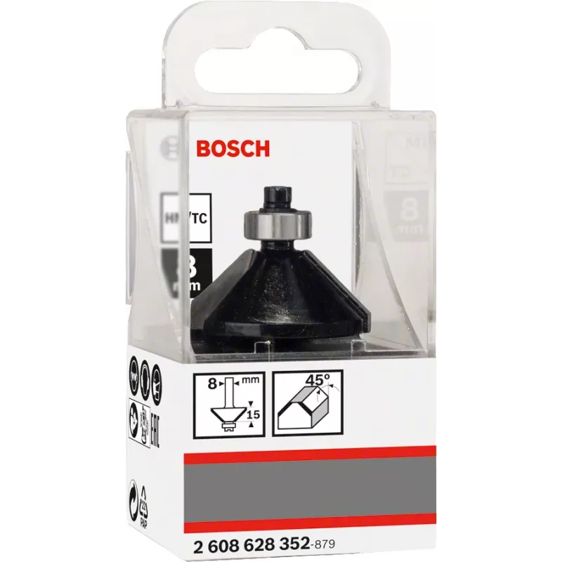 Bosch 2 608 628 352 fresa per smussi 1 pezzo