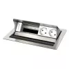 Outlet Box tipo F Kindermann 7492000052 acciaio inox bianco