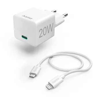 Hama 00201620 caricabatterie mobile smartphone, tablet bianco ricarica rapida AC per interni