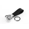 Portachiavi TROIKA KR8-02/LE nero argento pelle 31mm