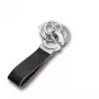 Portachiavi TROIKA KR8-02/LE nero argento pelle 31mm