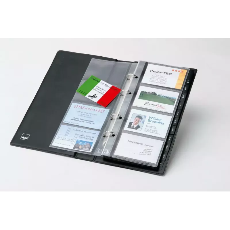 Porta biglietti da visita Sigel VZ300 plastica nero