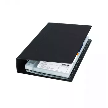 Porta biglietti da visita Sigel VZ300 plastica nero