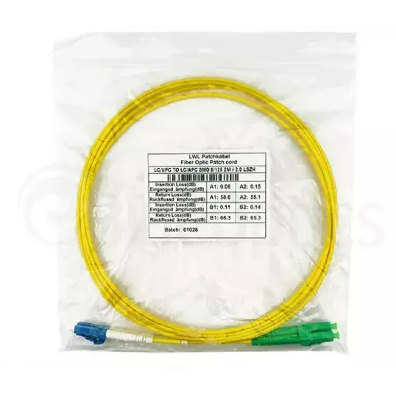 BlueOptics SFP3131BU3MS cavo in fibra ottica InfiniBand 3 m LC giallo