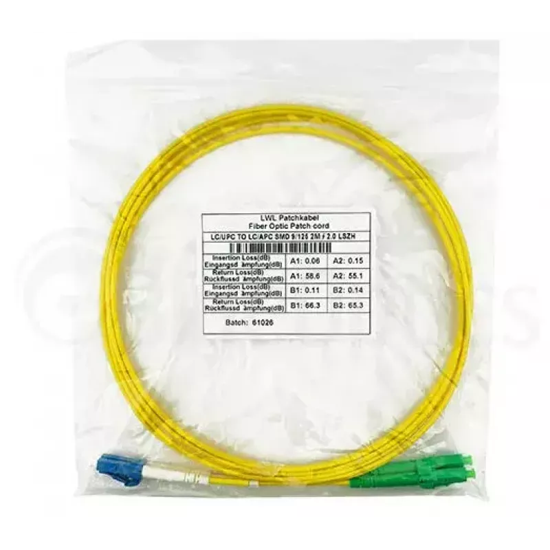 BlueOptics SFP3131BU1MS cavo in fibra ottica InfiniBand 1 m LC giallo