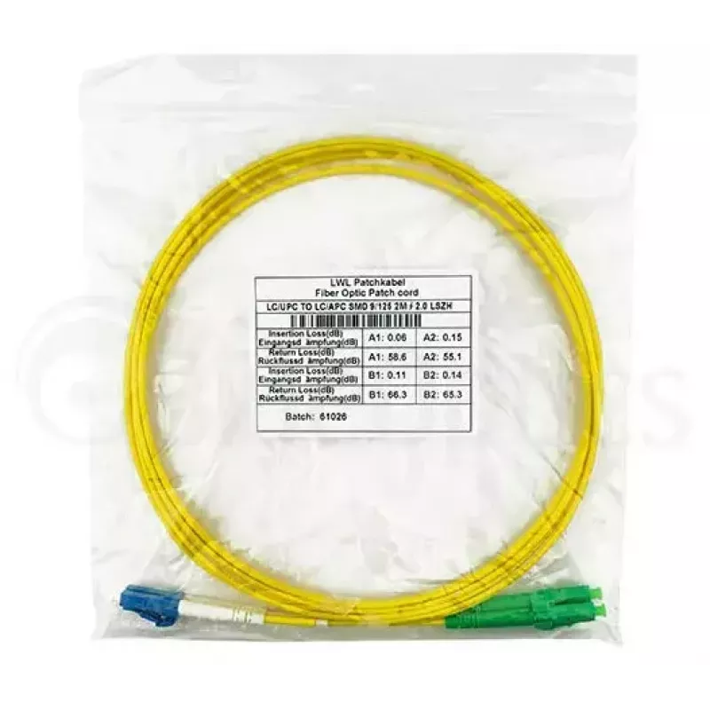 Cavo in fibra ottica BlueOptics SFP3131BU5MS LC G.657.A1 5 m giallo
