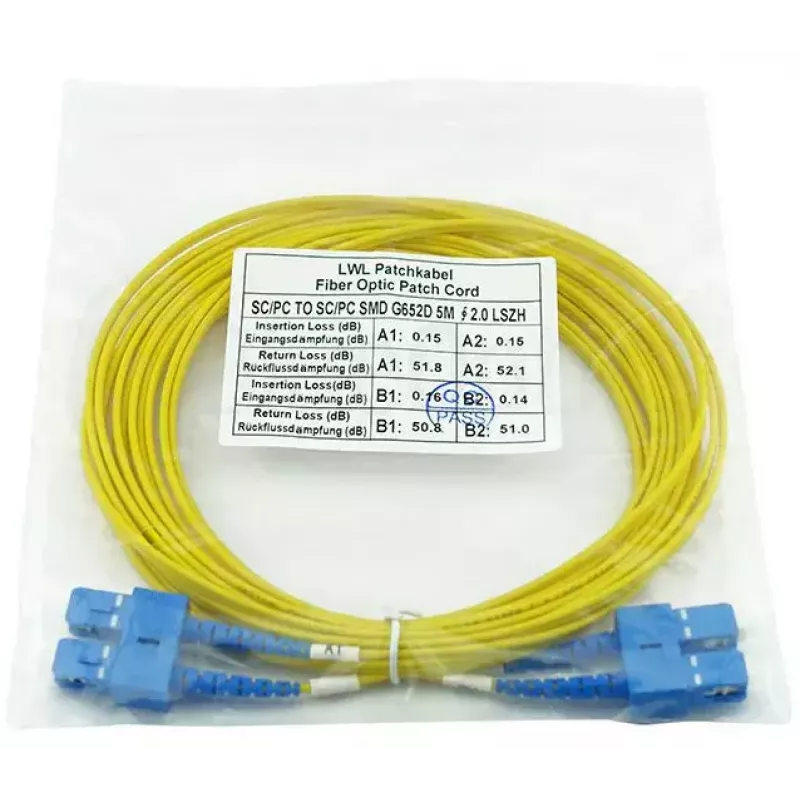 Cavo in fibra ottica BlueOptics CAB-SMF-SC-SC-1 1 m SC SC G.657.A1