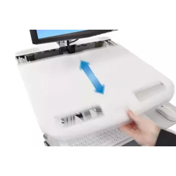 Carrello multimediale Ergotron StyleView alluminio grigio bianco