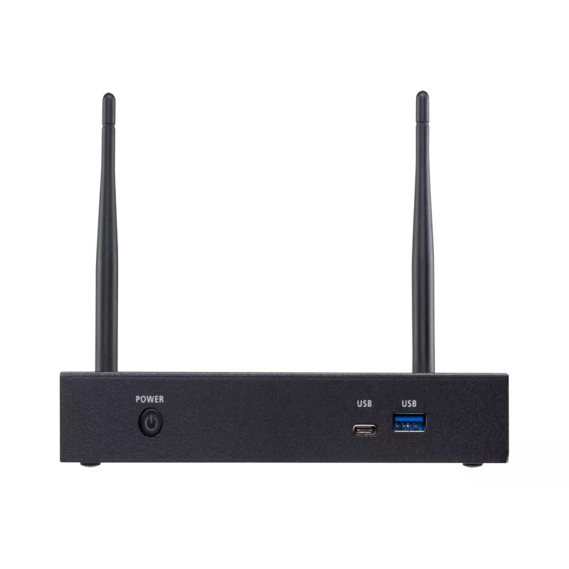 ATEN 4K Wireless Presentation Switch Quad View desktop nero