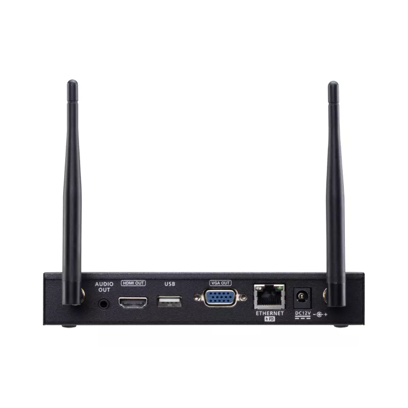 ATEN 4K Wireless Presentation Switch Quad View desktop nero