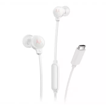 Motorola EARBUDS3CSWHITE cuffie/headset con filo in-ear chiamate/musica USB Type-C bianco