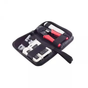 Set pinza crimpatrice per cavi ShiverPeaks BS18-25001 nero