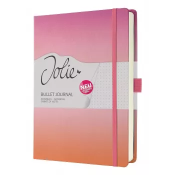 Quaderno Sigel Jolie JB103 A5+ 100 fogli arancione rosa