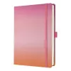 Quaderno Sigel Jolie JB103 A5+ 100 fogli arancione rosa