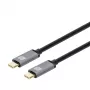 Techly ICOC-MUSB322-CM-010 Cavo USB 3.2 Gen 2, USB-C maschio, 1 m, nero