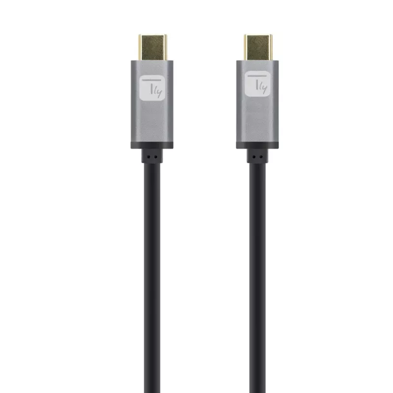 Techly ICOC-MUSB322-CM-010 Cavo USB 3.2 Gen 2, USB-C maschio, 1 m, nero