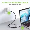 Techly ICOC-MUSB322-CM-010 Cavo USB 3.2 Gen 2, USB-C maschio, 1 m, nero