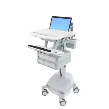 Carrello multimediale Ergotron StyleView alluminio grigio bianco