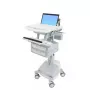 Carrello multimediale Ergotron StyleView alluminio grigio bianco