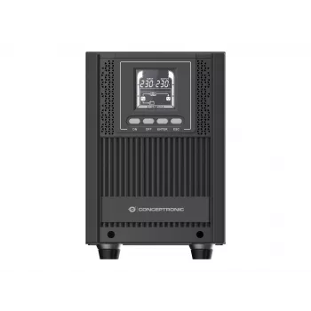 Conceptronic ZEUS52E2K 2000VA 1800W UPS online tower, IEC, doppia conversione (Online), 2 kVA, 1800 W, sinusoidale, 220 V, 240 V