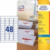 Etichetta adesiva Avery J4791-25 rettangolo arrotondato