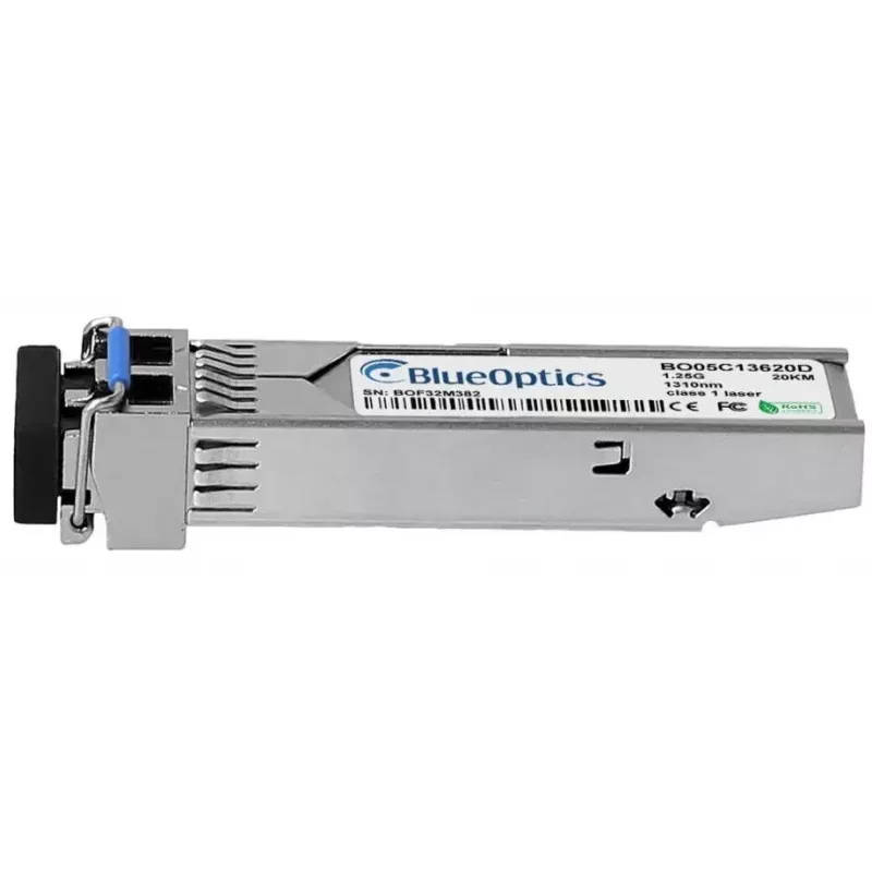 Modulo ricetrasmettitore in fibra ottica BlueOptics OM-SFP-GIGABIT-SINGLE-MODE-20-BO 20000 m