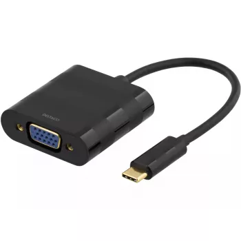 Adattatore per cavo video Deltaco USBC-VGA