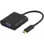 Adattatore per cavo video Deltaco USBC-VGA
