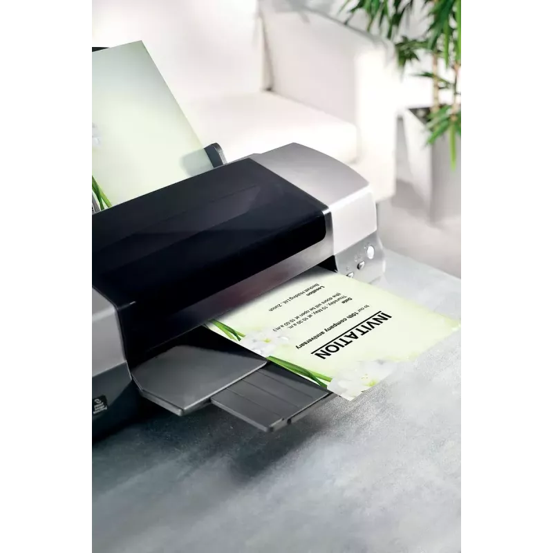 Carta per stampa A4 Sigel DP463 25 fogli verde bianco
