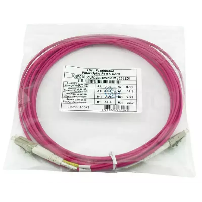 BlueOptics CBL-LC-OM4-2M-BO cavo in fibra ottica 2m connettore LC
