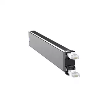 PATCHBOX C36STPXC6XXX1W organizzatore di cavi per rack canalina portacavi nero, argento, bianco 1 pz.