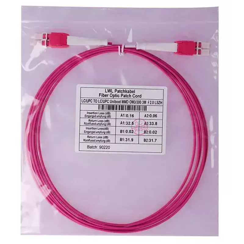 Cavo in fibra ottica BlueOptics SFP8181FU0.5MK 0,5 m LC OM4