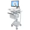 Carrello multimediale Ergotron StyleView alluminio grigio bianco