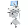Carrello multimediale Ergotron StyleView alluminio grigio bianco