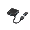 Hama hub USB, 4 porte, USB 3.2 Gen 1, 5 Gbit/s, incl. adattatore USB-C
