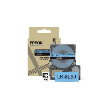 Nastro etichette Epson LK-6LBJ Nero Blu trasferimento termico 2,4 cm