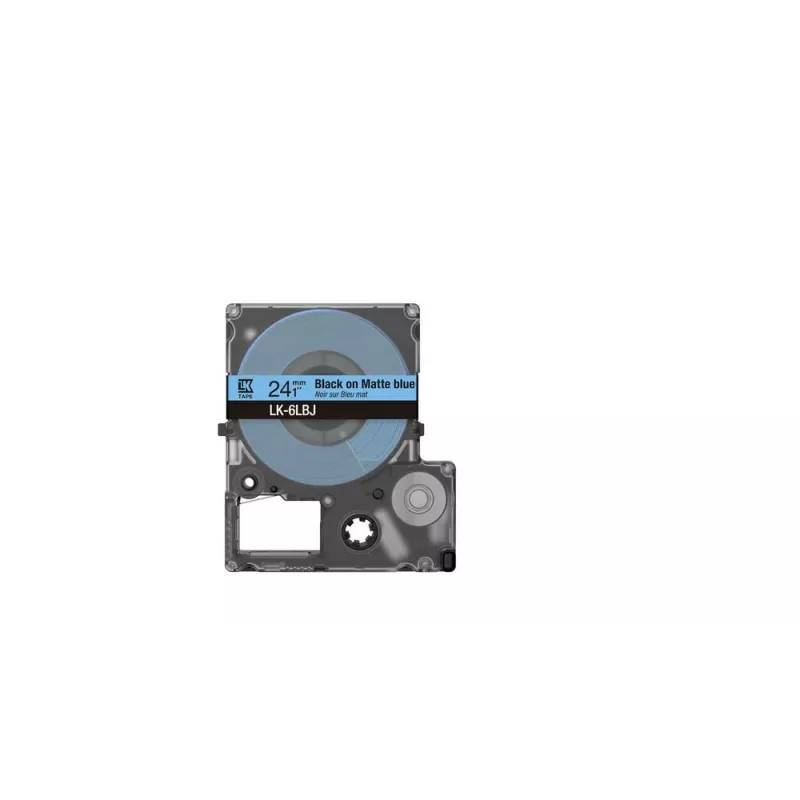 Nastro etichette Epson LK-6LBJ Nero Blu trasferimento termico 2,4 cm