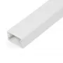 StarTech.com canalina portacavi solida con nastro adesivo e coperchio, 19 mm L x 11 mm A – 1 m di lunghezza, PVC nascondicavi di rete/elettrici/canalina a parete, max. 6 cavi, certificata UL