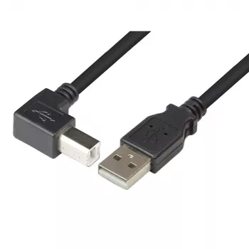 Cavo USB 2.0 Techly connettore A maschio / connettore B maschio angolare 0,5m ICOC U-AB-005-ANG