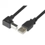 Cavo USB 2.0 Techly connettore A maschio / connettore B maschio angolare 0,5m ICOC U-AB-005-ANG