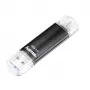 Hama Laeta Twin chiavetta USB 256 GB USB Type-A / Micro-USB 3.2 Gen 1 (3.1 Gen 1) nero