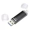 Hama Laeta Twin chiavetta USB 256 GB USB Type-A / Micro-USB 3.2 Gen 1 (3.1 Gen 1) nero