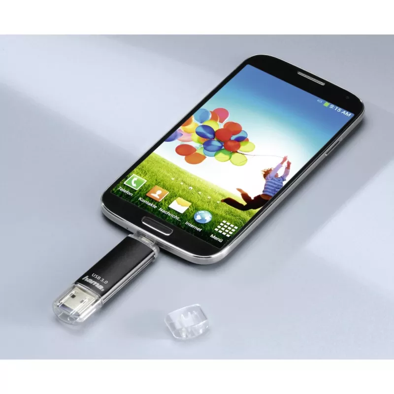 Hama Laeta Twin chiavetta USB 256 GB USB Type-A / Micro-USB 3.2 Gen 1 (3.1 Gen 1) nero
